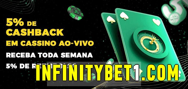 Promoções do cassino ao Vivo infinitybet 
